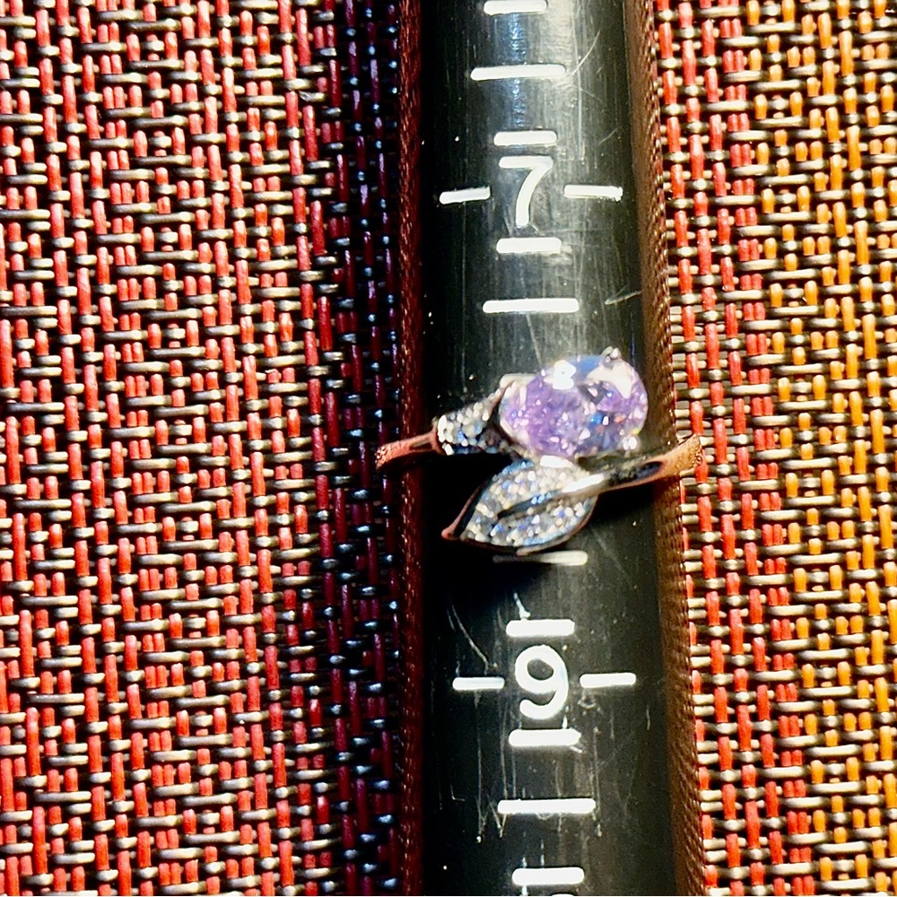 Fragrant Jewels Lavender Sparkle Ring